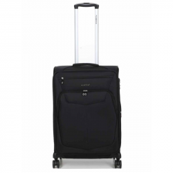 Μεσαία βαλίτσα 66x44x29 Airtex από αδιάβροχο μαύρο ύφασμα με 4 ρόδες και αδιάρρηκτο φερμουάρ 290QLB22