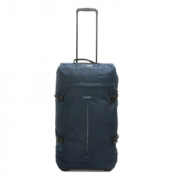 Σάκος – Βαλίτσα ταξιδιού τροχήλατος 68x36x28 σε μπλέ ύφασμα με 2 ρόδες 289LEU21