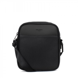 Τσάντα χιαστή μαύρη 20x22x6,5 28KLM355